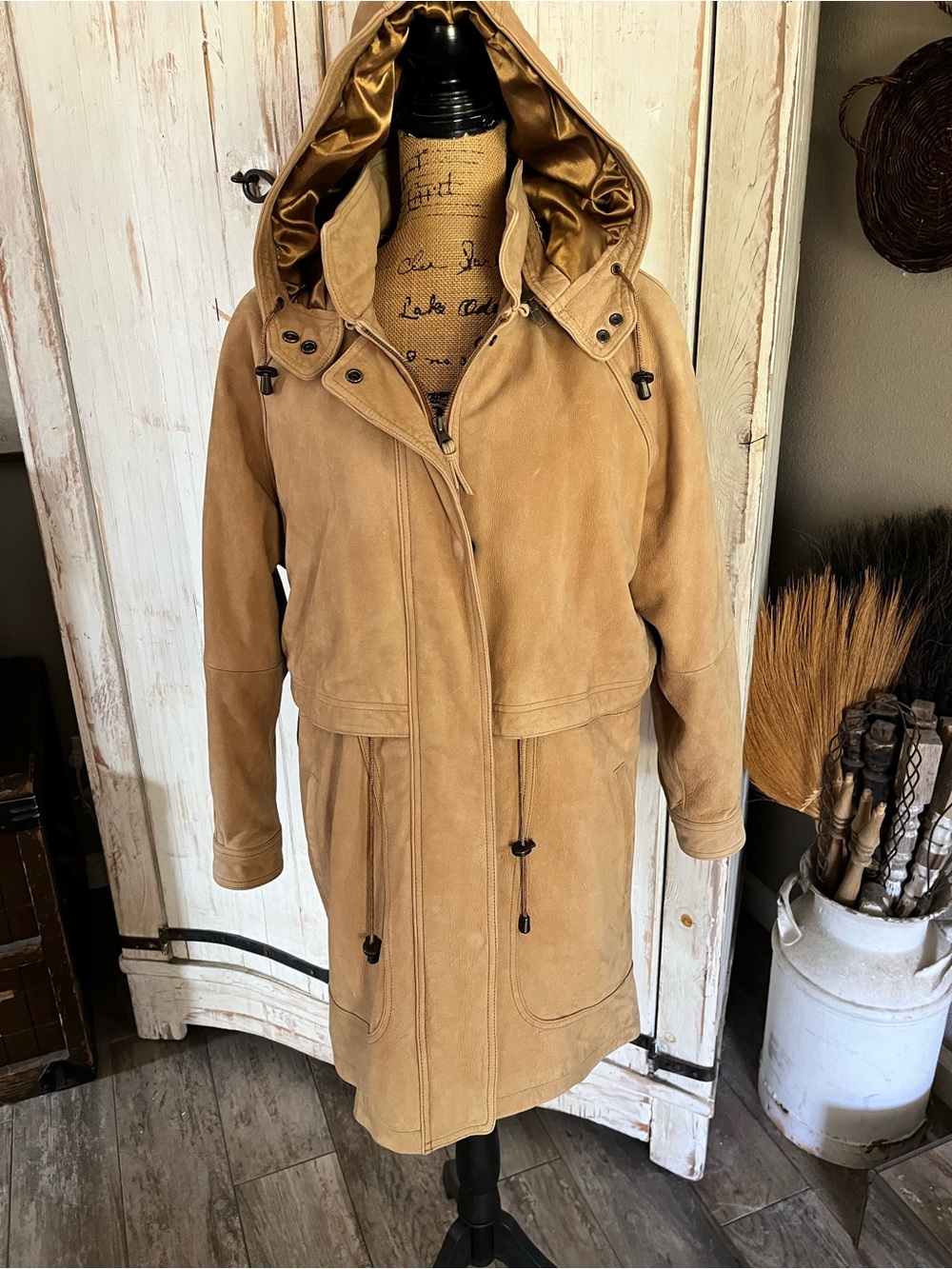 Vintage Greenfields nubuck cowhide jacket - Picture 1 of 10